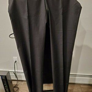 NEW ZANELLA DEVON TROUSER SOLID BLACK SUPER 120'S